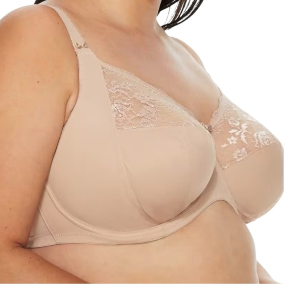 Gently Worn Morgan Elomi bra. Size 44 DDD (44 E) Color is tan called Sahara. - Picture 10 of 10